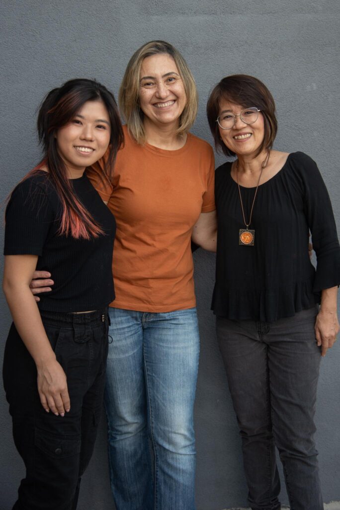Tica, Noemi e a Modelo de Corte | Tica Cabelos
