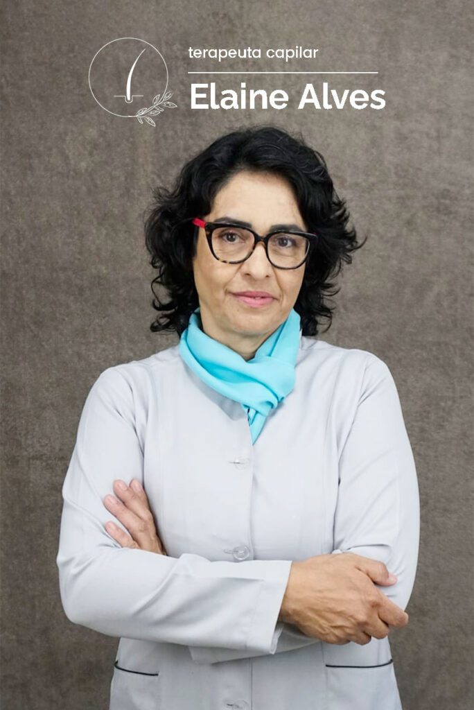 Retrato da Terapeuta Capilar Elaine Alves | Tica Cabelos