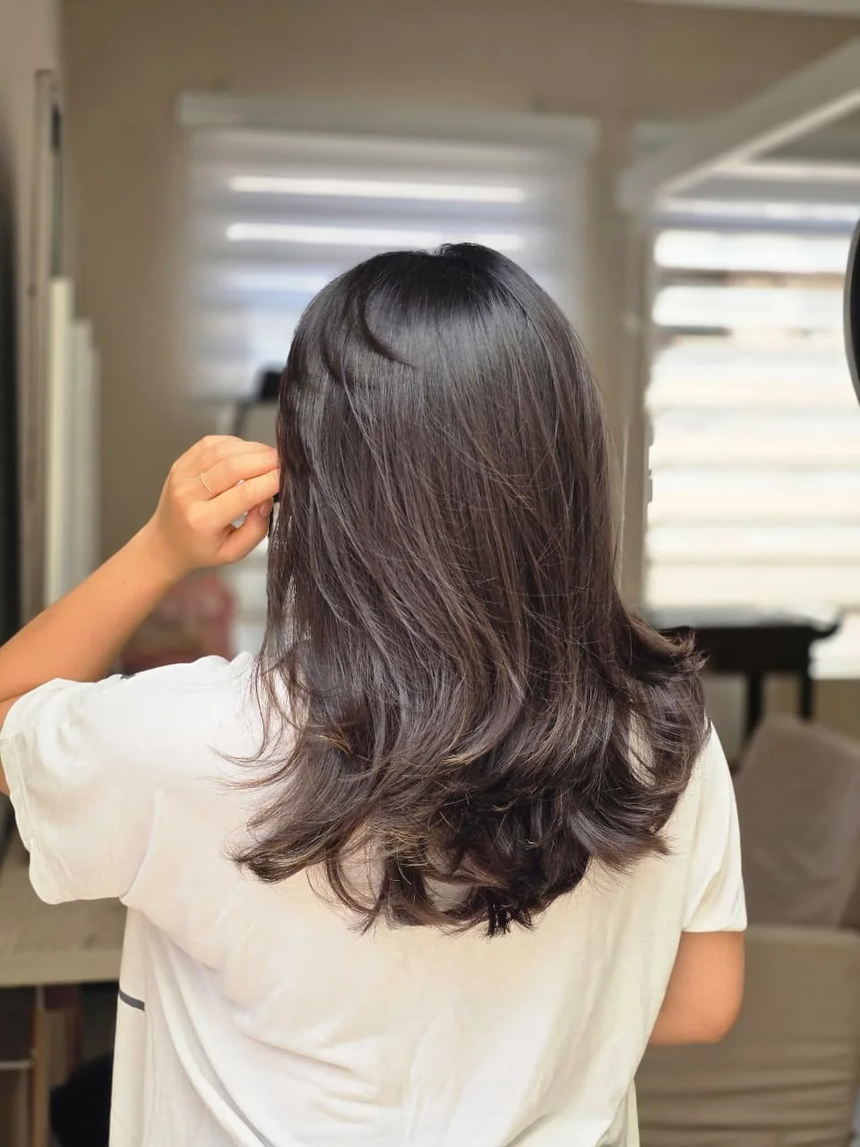 Corte médio - modelo de corte Tica Cabelos